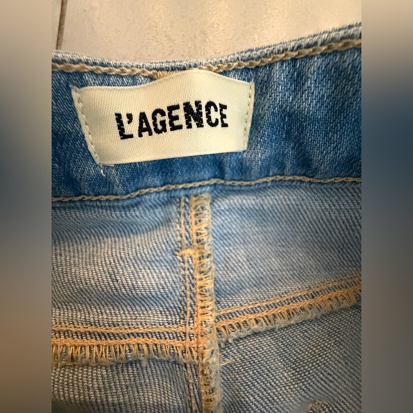 L’AGENCE Light Wash Bootcut Jeans Size 27 - Picture 4 of 6